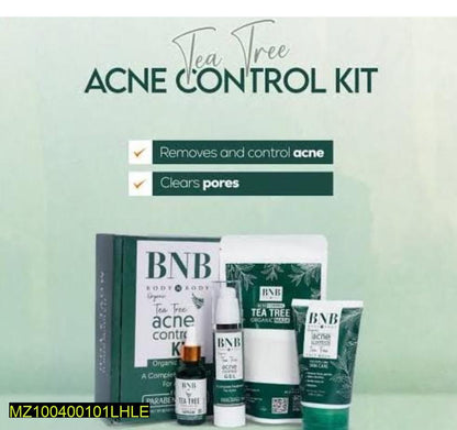 Tea Tree Acne Control Kit 4-Step Organic Skin Care