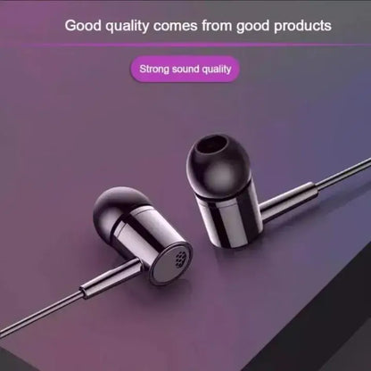 Stereo In Ear Handsfree Earphones with High Quality Sound and Mic