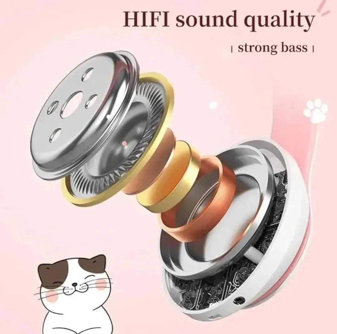 Cat-Ear Bluetooth Headphones for All Devices