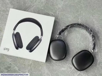 P9 Headphones Black ABS Lightweight Durable